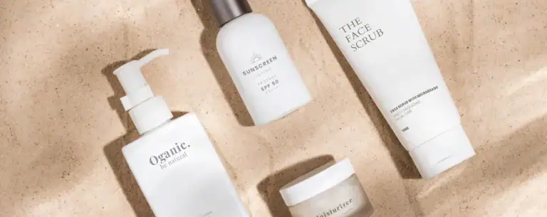 Moisturizing face scrub with microbeads for glowing skin and gentle exfoliation.